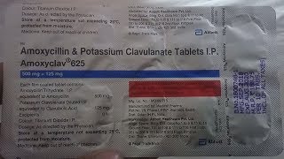 Amoxycillin and potassium clavulanate tablets ip 625 in hindiamoxyclav 625 tablet uses in hindi [upl. by Ainesell]