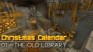 Christmas Calendar  01 The Old Library  Minecraft Parkour Map [upl. by Carlita]