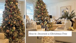 2023 Christmas Decorate with MeChristmas TreeLiving Room Styling [upl. by Nepean]