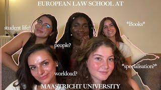 What its like being a european law student at Maastricht University lets chat [upl. by Mac]