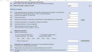 2044 IRPP Déclarer mes revenus fonciers en France 2021 [upl. by Matias]