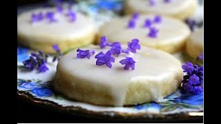 Easy Lavender Shortbread Cookies [upl. by Reivad953]