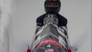 FIBT  2Man Bobsleigh World Cup 20132014  Lake Placid Heat 1 Race 2 [upl. by Rand]