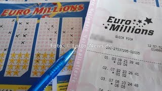 Euromillions  Euromillionen Gewinnzahlen Dienstag 24102017 [upl. by Ainud]