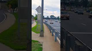 Walking over Tacony Palmyra Bridge pt3 [upl. by Silsby]