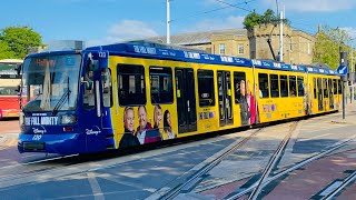 Stagecoach Sheffield SuperTram 120 From Malin Bridge To Halfway [upl. by Alexis]