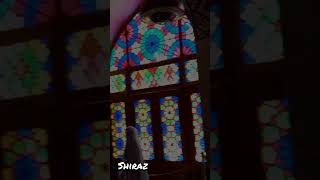 The most amazing mosque in Shiraz Beautiful dance of colored lightsshiraz short tiktok iran [upl. by Daffodil]