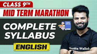 Complete CBSE English  Class 9th  MID Term in One Shot  Marathon Series 🔥 [upl. by Schach862]