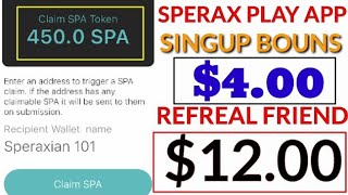 sperax play app review  sperax play withdraw  airdrop  speraxio  sperax play new update  Spa [upl. by Higinbotham417]