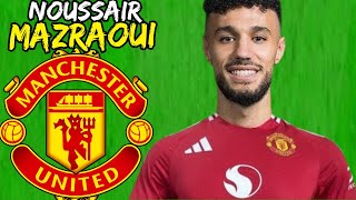 Noussair Mazraoui  Welcome to Manchester United 2024  Best SkillsShow  HD [upl. by Goda856]