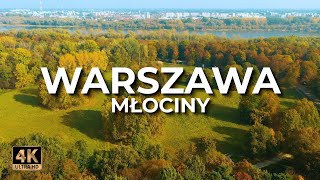 Młociny z lotu ptaka  Warszawa  Bielany  Jesień 2022  LECE W MIASTO™ 4k [upl. by Emia605]