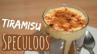 Recette 6  Tiramisu aux spéculoos facile [upl. by Ecinehs]