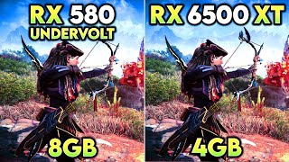 RX 580 vs RX 6500 XT  16 Games Tested in 2024 [upl. by Oshinski]