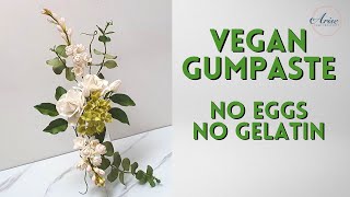 Vegan Gumpaste Recipe  No Eggs  No Gelatin  EASY TO MAKE [upl. by Zima]