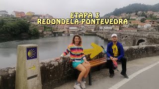 CAMINO DE SANTIAGO PORTUGUÉS ETAPA 3 REDONDELA A PONTEVEDRA AÑO XACOBEO 2021 [upl. by Ailema]