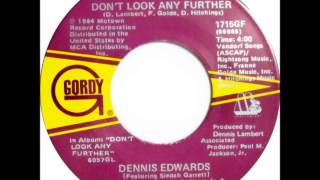 Dennis Edwards Feat Siedah Garrett  Dont Look Any Further Dj S Rework [upl. by Joelle]