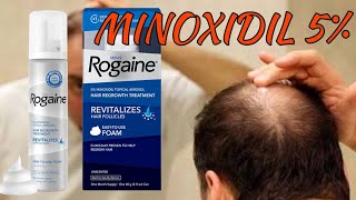 True Review  Rogaine Foam  Minoxidil [upl. by Sairtemed]