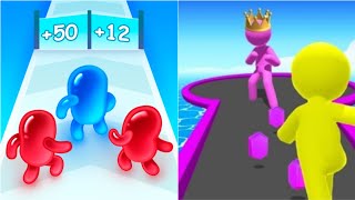 Looking good Play  Giant rush vs Join blob clash 3D Android ios gameplay adventure walkthrough [upl. by Orfield540]