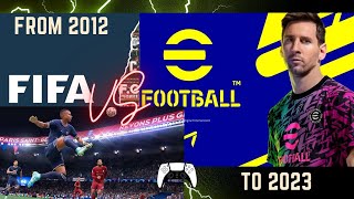 EA FC vs PES Trailer Which Reigns Supreme  from 2012 [upl. by Kcirrem422]