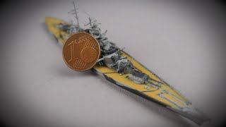 Tirpitz in 12000 scale full build 4K [upl. by Aynotan514]