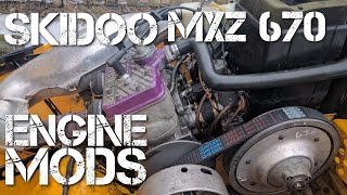 MXZ 670 Engine Mods [upl. by Annabel]