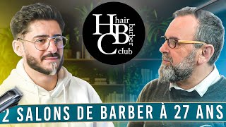 2 salons de barber à 27 ans [upl. by Hilarius]