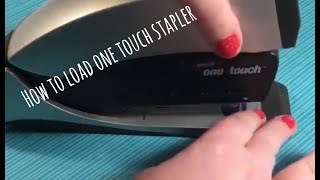 How to load one touch stapler [upl. by Tiram]