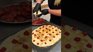 🍕 Garlic Bread Pepperoni Pizza Shorts [upl. by Refinney89]