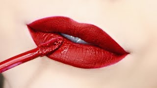 PERFECT Red Lipstick Makeup Look  My Best Tips amp Tricks for Flawless RED LIPS  Dominique Sachse [upl. by Kamillah]