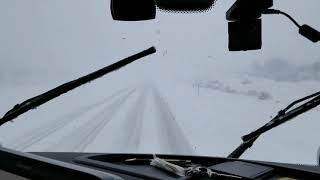 130 Mile Trip Though The Snow Storm in UT I70 Whoa Im Slipping For Real part 1 [upl. by Flor]