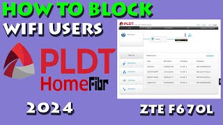 HOW TO BLOCK WIFI USERS on PLDT ZTE F670L using a phone [upl. by Notsob]