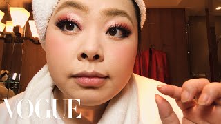 Naomi Watanabe’s Guide to Glitter Eyes and Bold Lips  Beauty Secrets  Vogue [upl. by Nichola352]