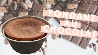 FONDANT AU CHOCOLAT COEUR COULANT FACILE ET RAPIDE [upl. by Aerbma357]