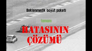 LFS Beklenmedik Boyut Paketi Hatasının Çözümü Kesin Çözüm [upl. by Black]