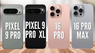 Google Pixel 9 Pro vs Pixel 9 Pro XL vs iPhone 16 Pro vs iPhone 16 Pro Max  Kemono Tech [upl. by Analiese518]