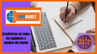 La mejor pagina para ver estadísticas de Baloncesto  LatinBasket [upl. by Briggs878]