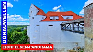 DonauWellen EichfelsenPanorama Beuron  Naturpark Obere Donau  Burg Wildenstein 👀😉 [upl. by Avat]