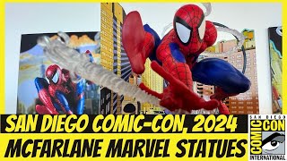 McFarlane Toys Marvel Captain America SpiderMan Figure Statue SDCC San Diego ComicCon 2024 [upl. by Mukund]