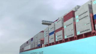 Maersks new 18000teu ships [upl. by Ardnekahs]