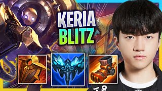 LEARN HOW TO PLAY BLITZCRANK SUPPORT LIKE A PRO  T1 Keria Plays Blitzcrank Support vs Thresh [upl. by Euridice]