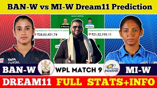 BANW vs MIW Dream11 PredictionBANW vs MIW Dream11BANW vs MIW Dream11 Team [upl. by Wood68]