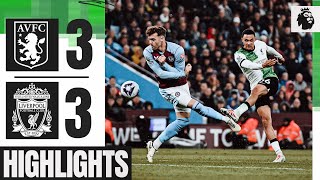 Quansah amp Gakpo Goals in Six Goal Thriller  Aston Villa 33 Liverpool  Highlights [upl. by Karim]