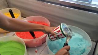 Making a gelati at Ritas in Clovis [upl. by Juliano]