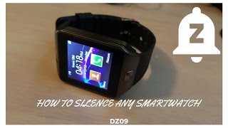 How to Put your Smart Watch on Silent DZ09 HD [upl. by Mor]