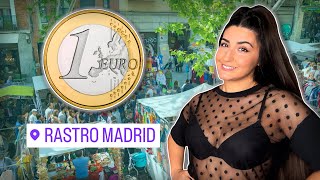 🤑 Todo a 1€ en el Rastro de Madrid 🤑  La Pelo [upl. by Felecia961]