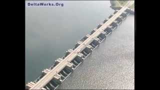 Deltawerken Deltaworks Aerial Footage [upl. by Hayidah972]