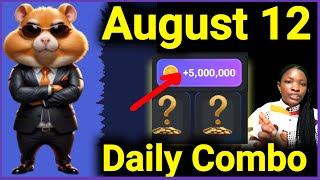 12 August Hamster Kombat Daily Combo Code Today [upl. by Orose]