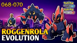 How To Evolve Roggenrola Into Boldore And Gigalith In Pokemon Black 2 amp White 2  Unova Pokedex [upl. by Nehtiek]