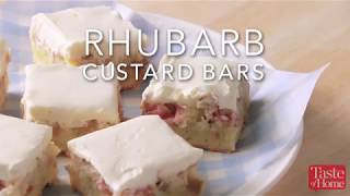 Rhubarb Custard Bars [upl. by Ecirtael]