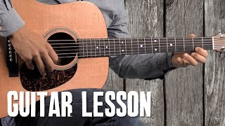 Old Grimes  Guitar Lesson  Bluegrass Flatpicking Melody and Chord Progression [upl. by Latt]